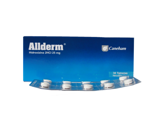 Allderm 25 mg tabletas